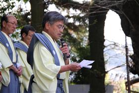 窪田阿蘇神社御神幸祭実行委員長挨拶