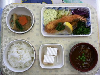 給食の写真
