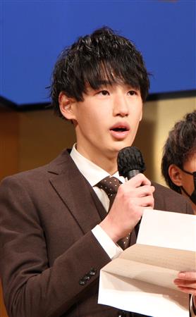 二十歳式実行委員長の大塚怜音さん