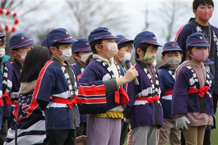 幼年消防クラブによる防火の誓い