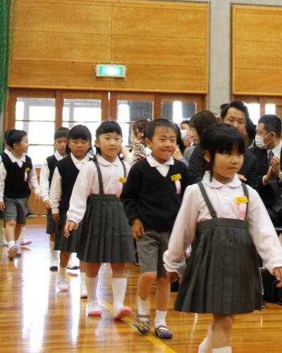 入学式の様子