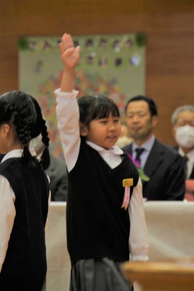 入学式の様子（２）