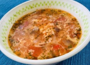 トマたまスープ
