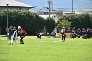消防操法大会の様子３