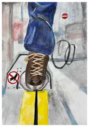 大津高校　サイクロケーブルの例