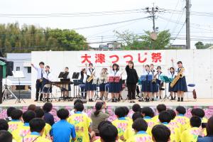 大津高校吹奏楽部による演奏