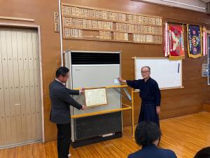 大村さんと生涯学習課の佐藤課長