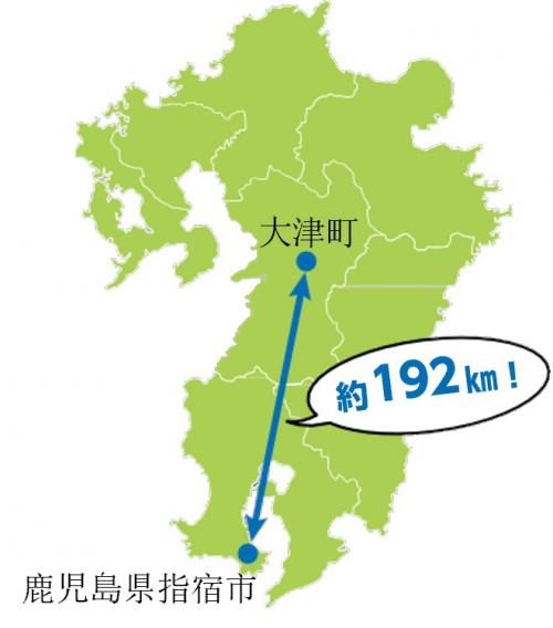 大津町の下水道管総延長は192キロ
