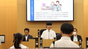 大津北中学校の生徒