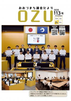 おおづまち議会だより 第113号表紙
