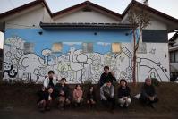 下書きを皆で協力して完成