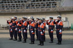 ラッパ隊による演奏