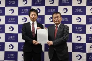 金田町長と坂本議長