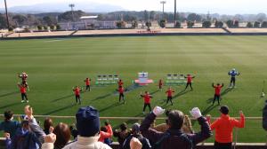 チームオームラによる準備運動