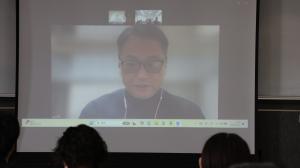 オンラインで参加した田邉洋和さん