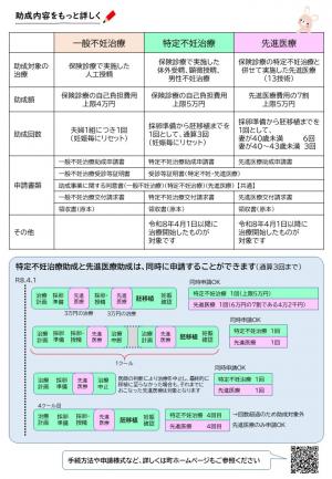 不妊治療費助成事業の案内(うら)