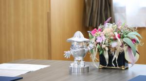 からいも君の小さな像