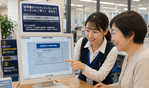 職員が丁寧に説明します
