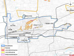 居住誘導区域図