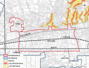 都市機能誘導区域図